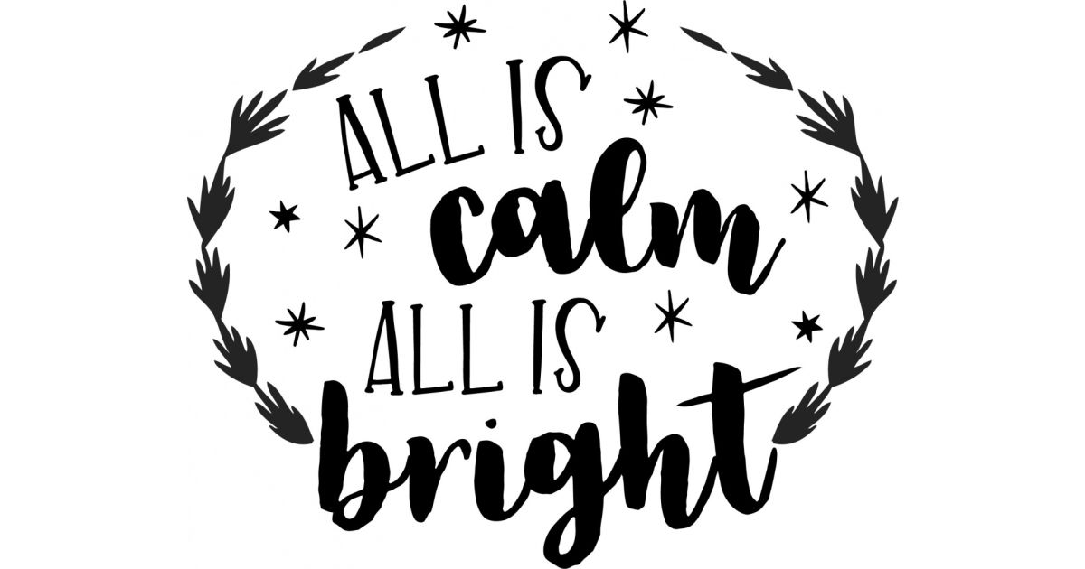 all-is-calm-all-is-bright-christmas-decor-holiday-decor-etsy-custom