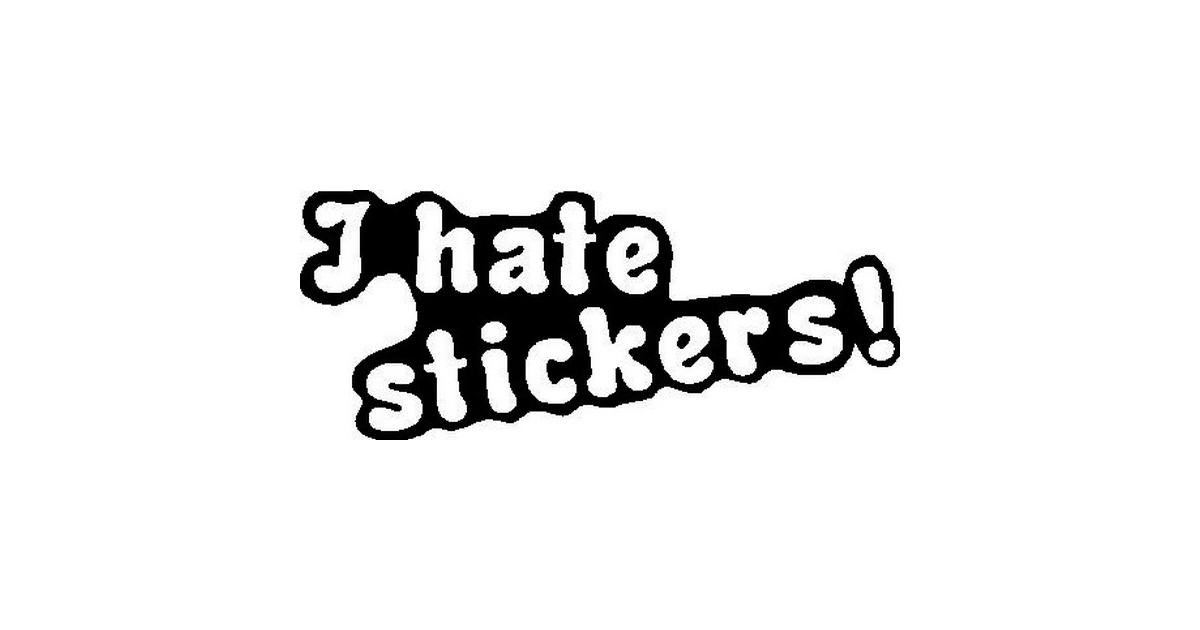 I Hate Stickers Modstep