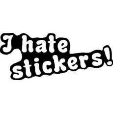 I Hate Stickers -tarra