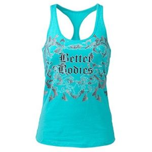 Better Bodies Printed T-back Turkoosi