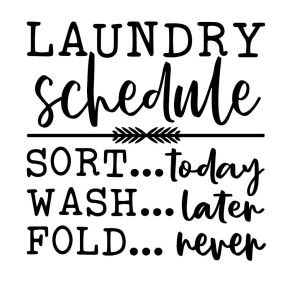 Laundry Schedule-tarra