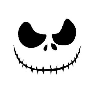 Pumpking face Jack Skellington