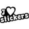 I Love Stickers -tarra