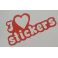 I Love Stickers oikeana tarrana