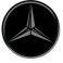 Mercedes Benz Logo tarra taustalla