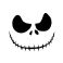 Pumpking face Jack Skellington