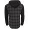 Urban Classics Hooded Checked Flanell Sweat Sleeve